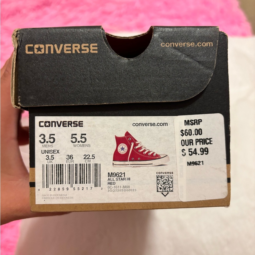 Brand New red converse